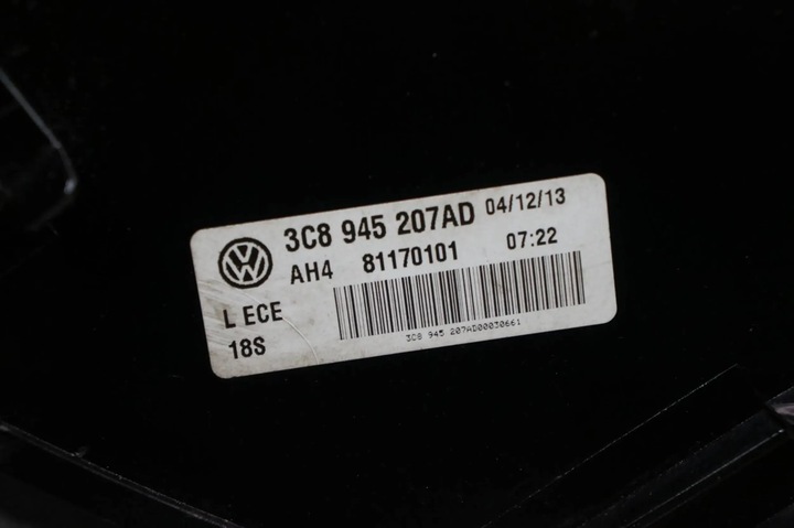 фото №6, Лампа лівий зад задня w крило кутова vw passat cc рестайлінг 3c8945207ad