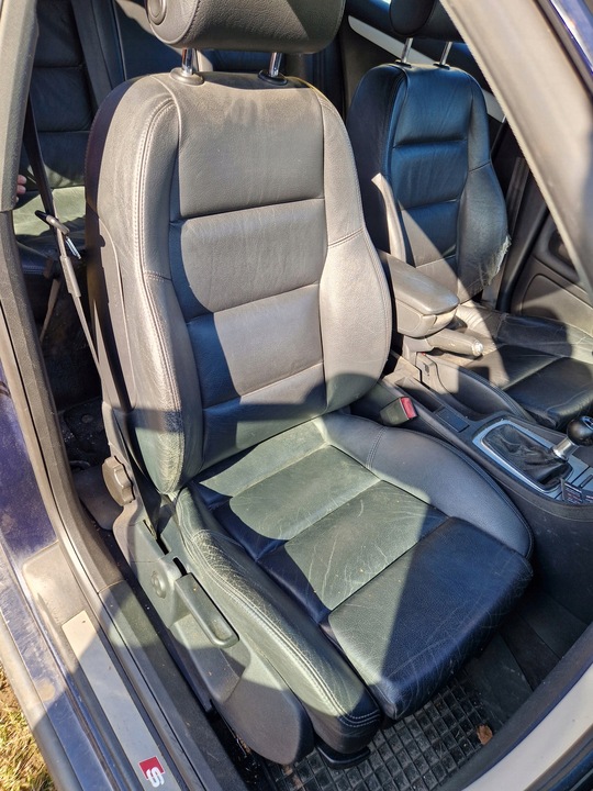 фото №9, Потолок + сиденья кожа чёрная комплект s-line audi a4 b6 sedan