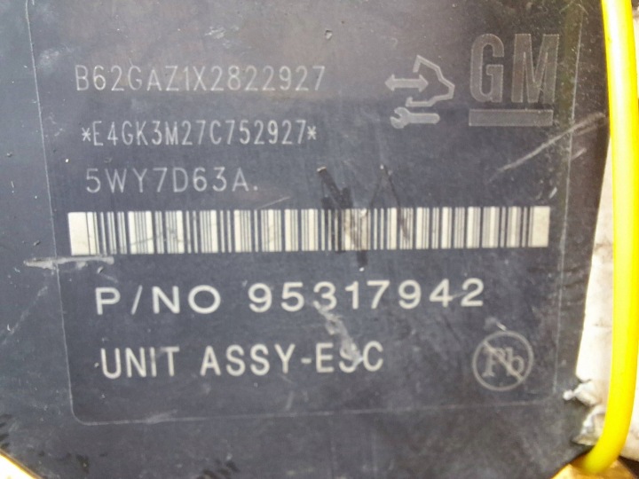 фото №8, Насос модуль управления abs 95317942 688250455 t300 chevrolet aveo