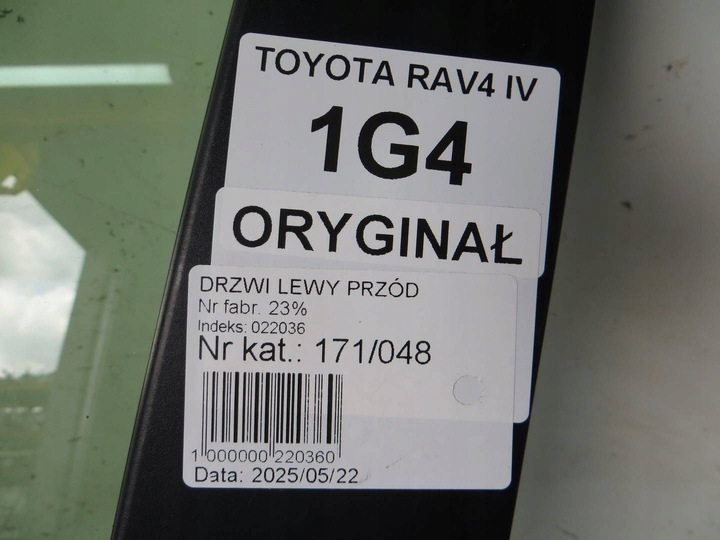 фото №6, Toyota rav-4 iv двері лівий перед 1g3 12-