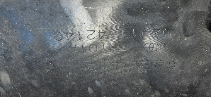 фото №7, Спойлер dół бампера toyota rav4 v рестайлінг гібрид плагін 18-21 перед переднє