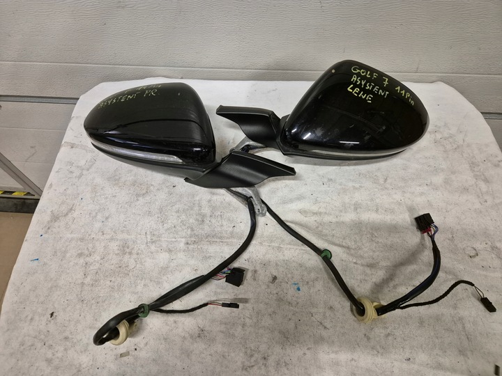 фото №1, Праві дзеркало зовнішні vw golf vii колір lc9x 14 pin