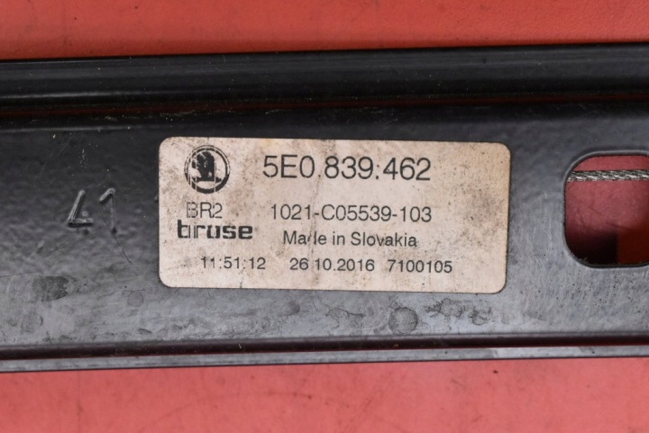 фото №5, Склопідйомник правий зад 5e0839462 skoda octavia 3 iii 5d hb 13-17