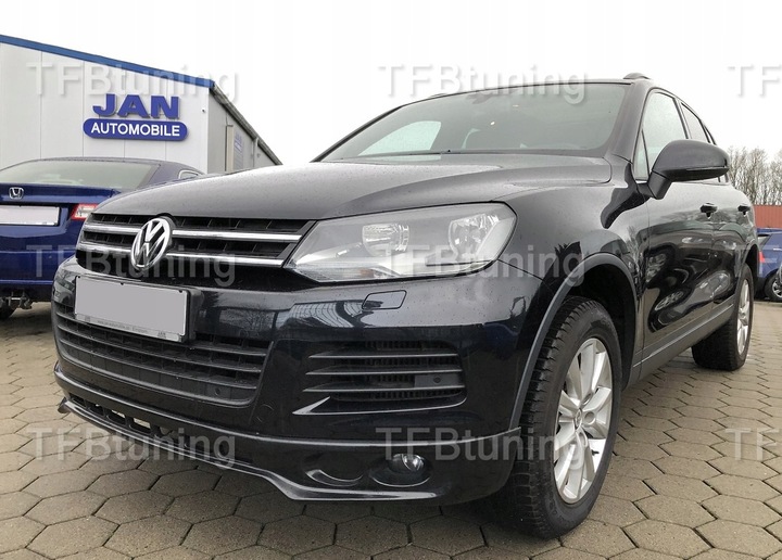 фото №8, Спойлер накладка бампера перед touareg 7p 2010-2014 ver2 tfb тюнинг