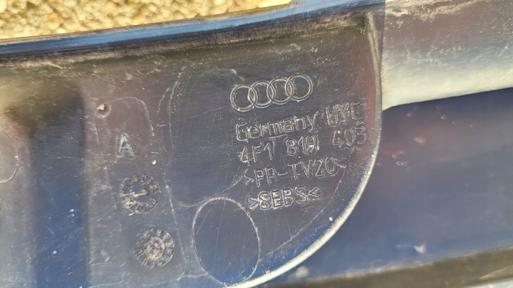 фото №12, Audi a6 c6 панель під лобовим склом 4f1819403 eu