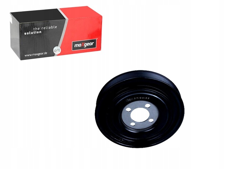 фото №1, Колесо ременное вала коленчатого fiat panda punto 1.3jtd maxgear