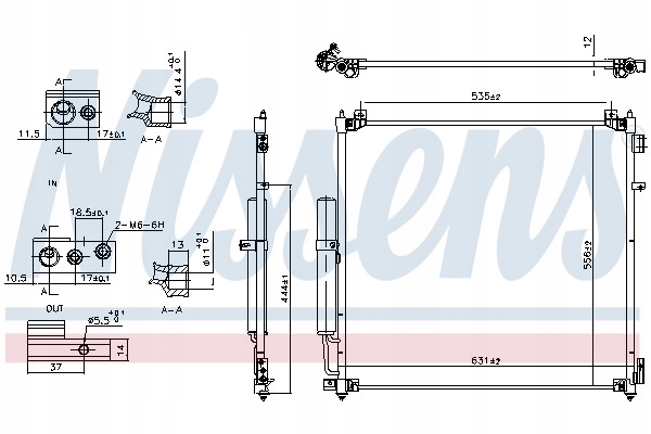 фото №13, Радіаторів кондиціонера nissens 941164 lr062424 land rover
