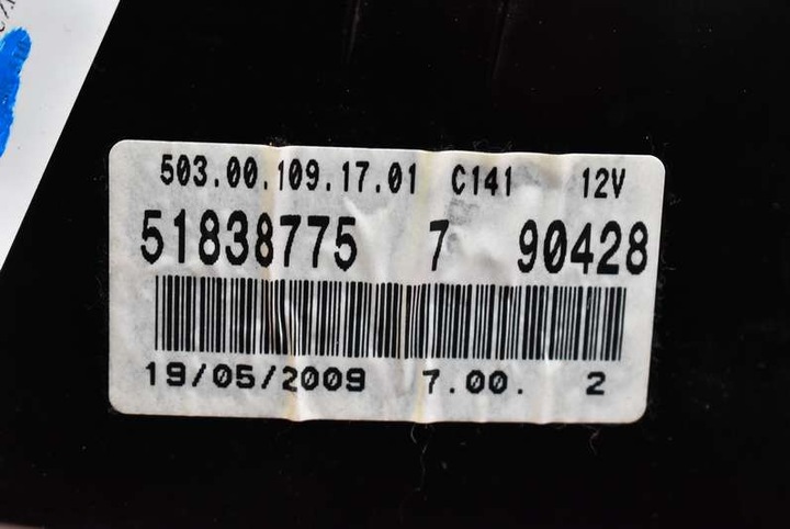 фото №7, Спидометр приборы eu 51838775 fiat croma 2 ii 1.8 16v 140 km 08-11