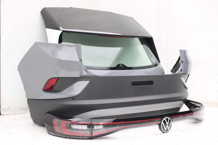 фото №10, Vw id4 pro зад бампер + кришка багажника + лампи лампа задній c2c2 la7c led