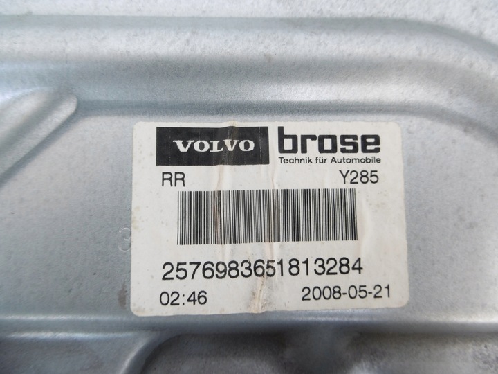 фото №9, Підйомник вікна правий зад volvo v70 iii s80 ii