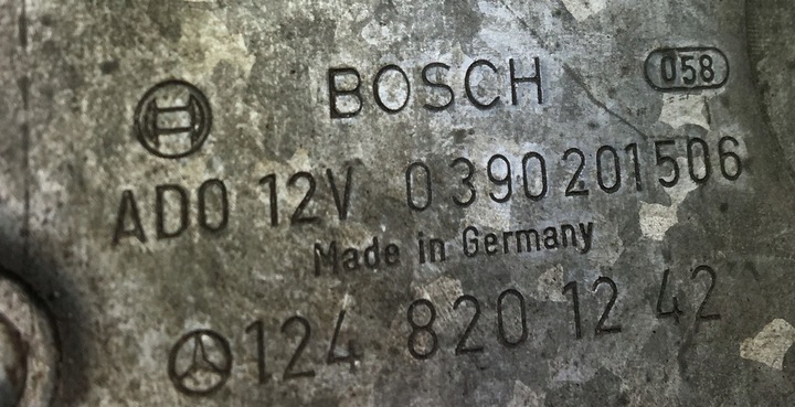 фото №9, Двигунчик двірники задньої скла mercedes w124 s124 універсал 1248201242