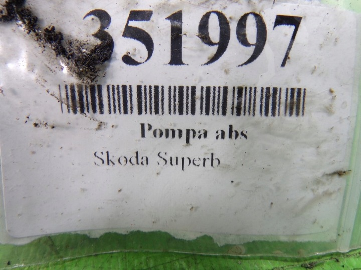 фото №9, Skoda superb 1.6 8v насос abs гальмівна 0265225139 3u0614517b