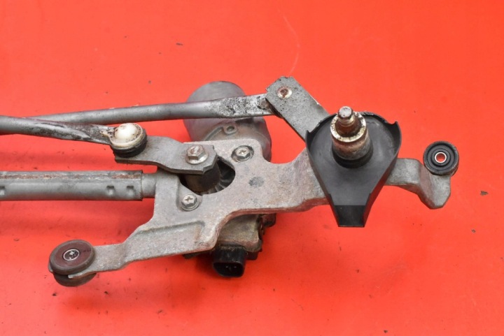 фото №6, Механизм моторчик стеклоочистителя перед eu 76505tf0g01 honda jazz 3 iii 08-15