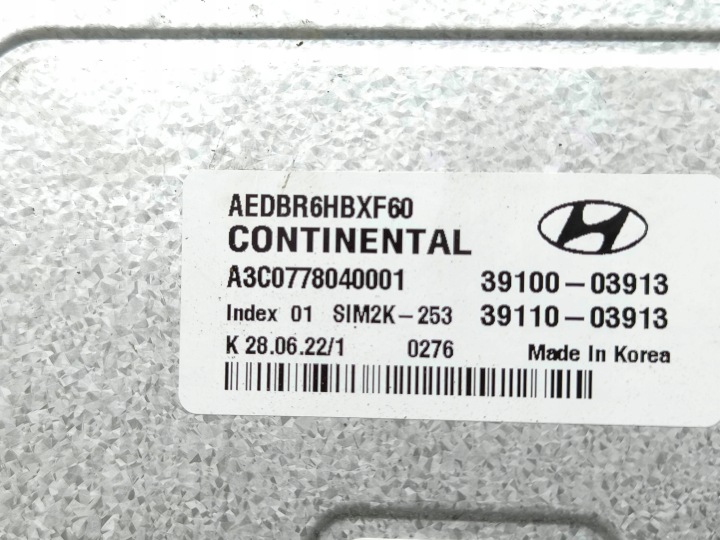 фото №8, Hyundai ioniq блок керування двигуном (ecu) 2022 3910003913