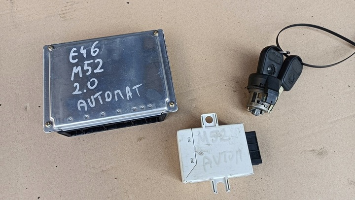 фото №5, Блок управления компьютер набор стартовый bmw e46 320i 323i m52 m52tu автомат
