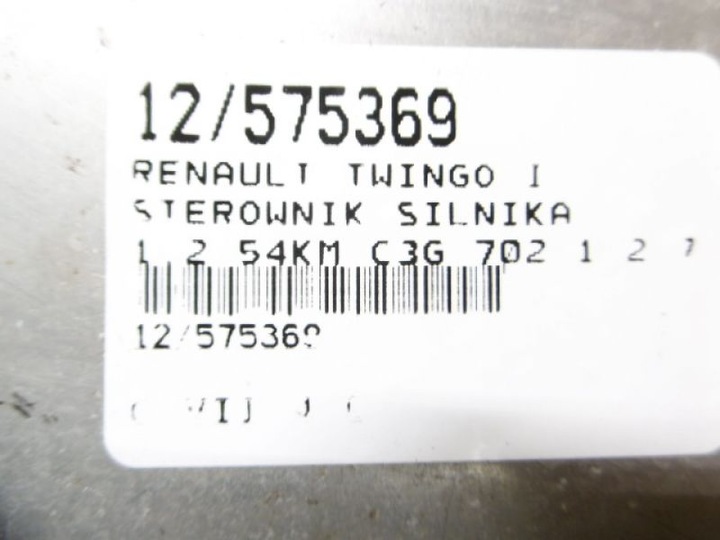 фото №5, Renault twingo i компьютер 1,2 7700856784 iaw6r.20