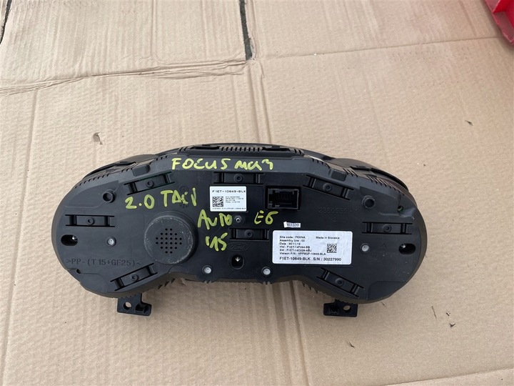фото №9, Спидометр приборы 2.0 tdci евро 6 автомат ford focus mk3 рестайлинг