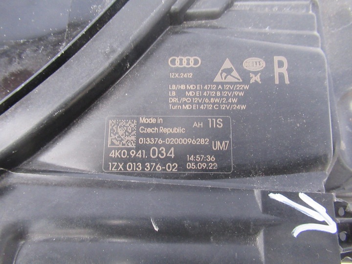 фото №14, Audi a6 c8 4k полный led лампа правая 4k0941034
