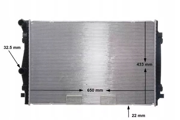 фото №13, Mh cr2055000s радіатор vw golf/a3 2,0tdi 12-