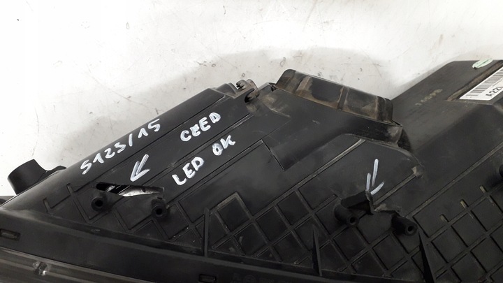 фото №14, Kia ceed 2 ii 12- лампа левая перед линза + led