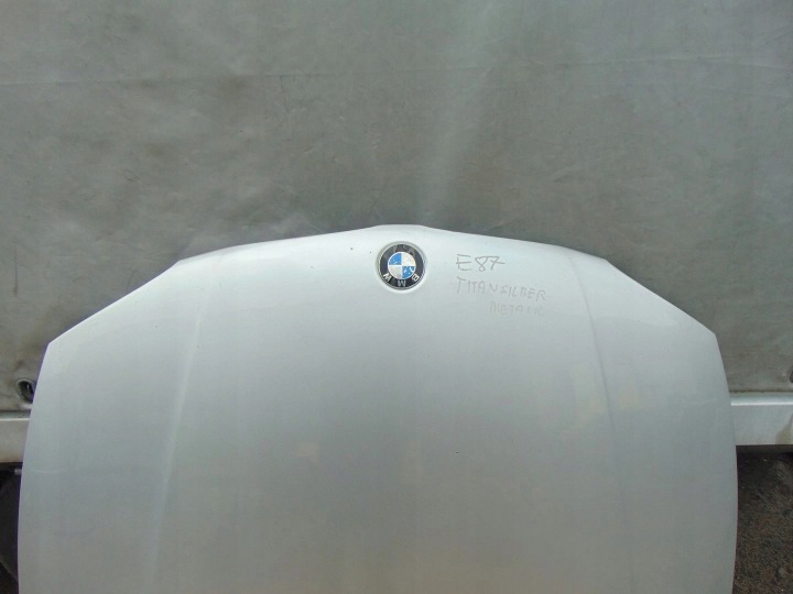 фото №8, Капот крышка двигателя bmw e87 титан серебро металлик
