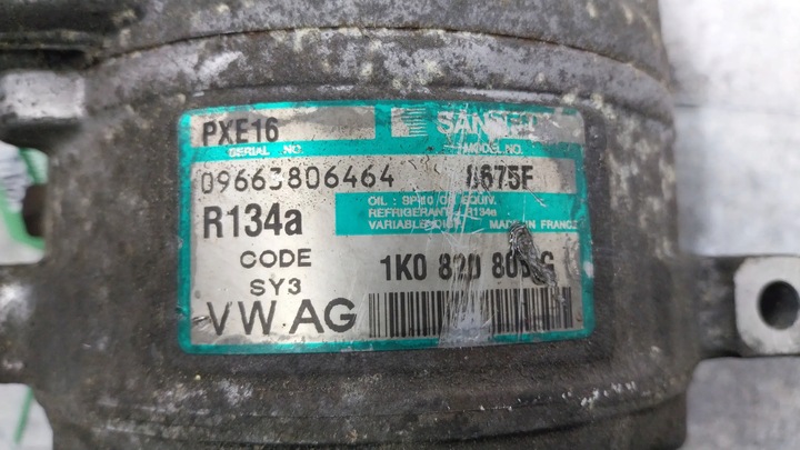 фото №5, Компресор кондиціонера 1k0820803g vw audi skoda seat bkd bkp 1.9 - 2.0 tdi
