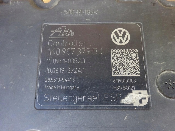 фото №12, Audi a3 8p рестайлінг golf vi leon ii насос abs 1k0907379bj 1k0614517de