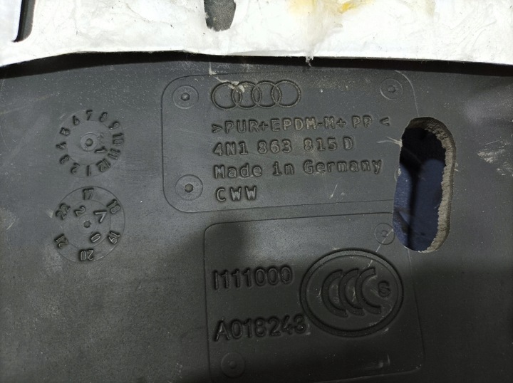 фото №7, Audi a8 d5 шумоизоляция подкапотное пространство 4n1863815d