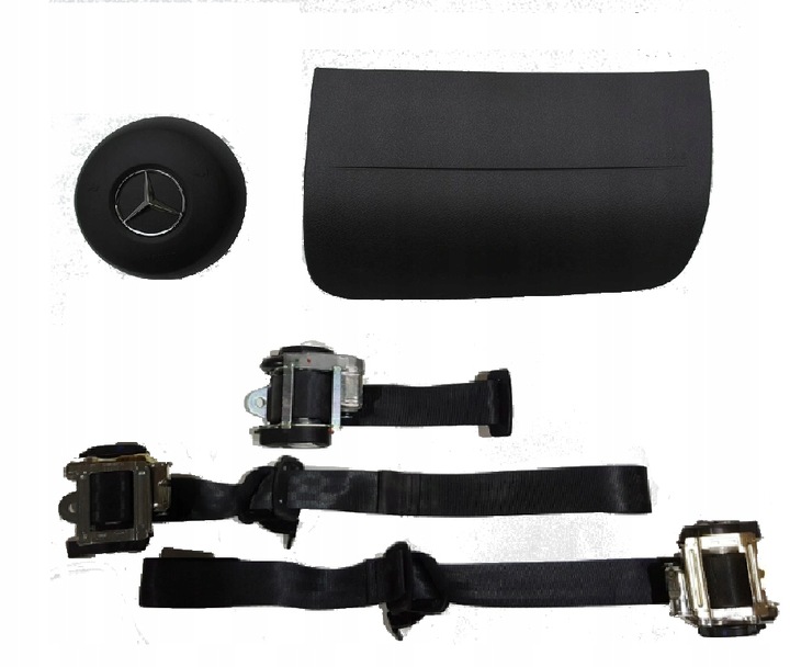 фото №1, Mercedes sprinter 907 подушки подушка безопасности + ремни kpl.
