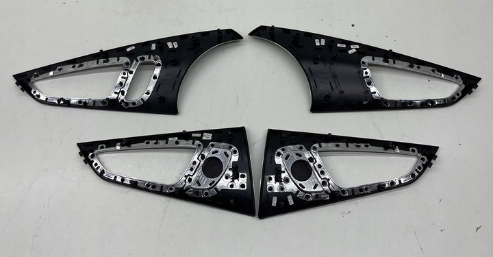 фото №12, Audi a7 c7 планки декоры дверь шлифованный алюминий 4x комплект!