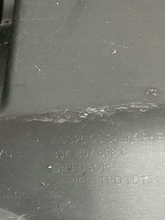 фото №7, Audi q3 83a s-line диффузор накладка бампер зад