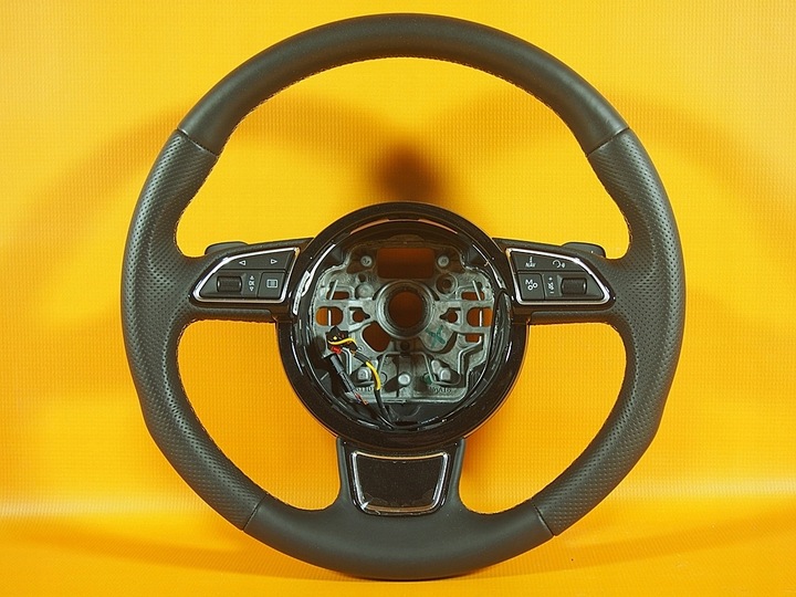 фото №16, Audi a8 d4 4h рестайлінг кермо шкіряний з підігрівом пелюстки 4h0419091af