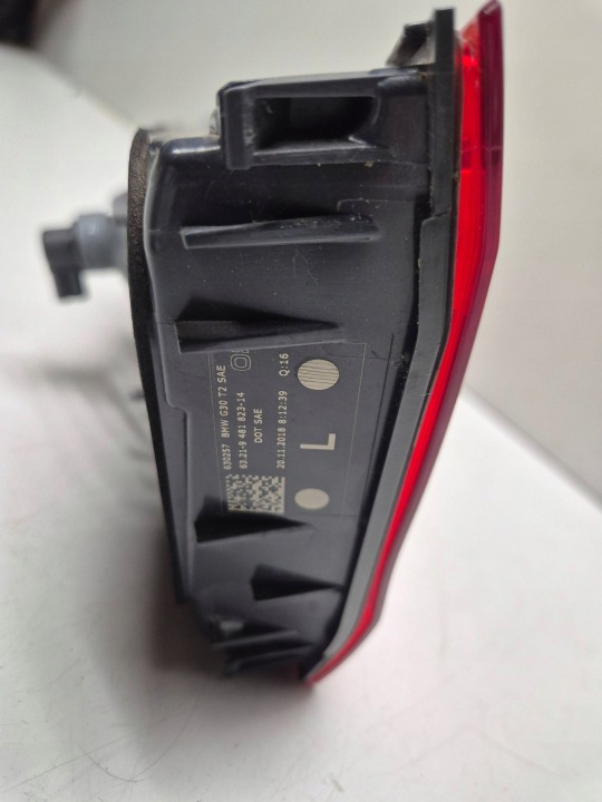 фото №8, Фара w крышка багажника левая задняя led bmw g30 sedan usa 9481823