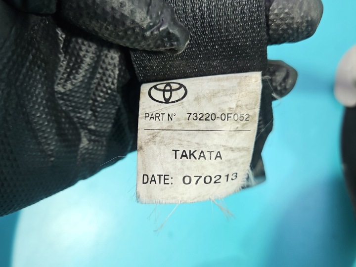 фото №12, Pas безпеки ліві перед водія toyota verso 09- eu 73220-0f052
