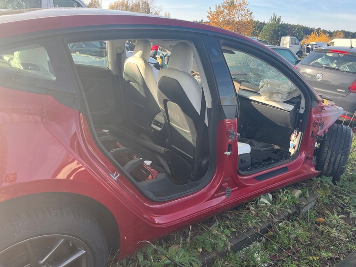 фото №8, Tesla 3 рестайлинг крыло крыша зад з крышей комплектный крышка бампер лампа ppmr