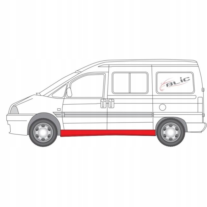 фото №2, Поріг лівий jumpy i scudo scudo expert expert 95-06