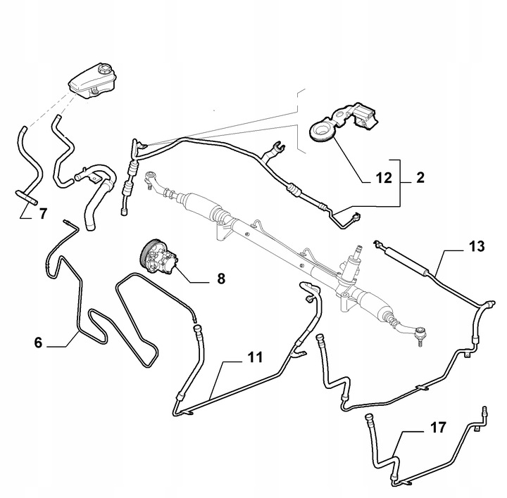 фото №13, Шланг усилителя alfa romeo 159 1.9 8v jtd