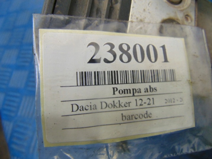 фото №8, Dacia доккер i 1.5dci блок керування abs 10.0915-1467.3