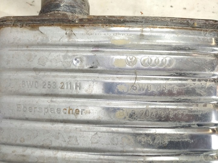фото №8, 8w0253211h 8w0118c глушитель средний труба выпускная 2.0tfsi audi