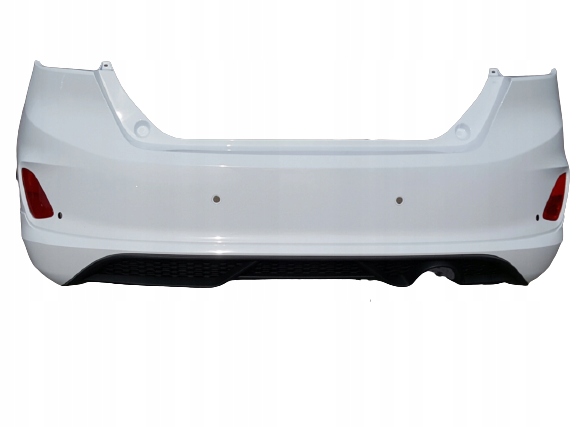 фото №1, Ford fiesta mk8 st line 2017-2023 бампер зад pdc заморожений білий