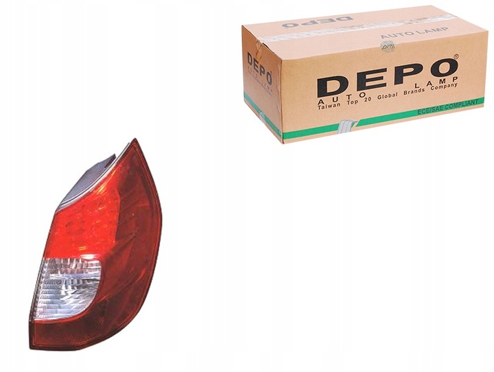 фото №1, Depo лампа renault scenic ii 05- pr