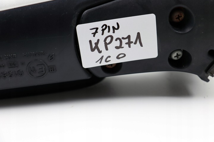 фото №7, Toyota avensis t25 дзеркало праві 7 pin 1c0 сріблястий європа