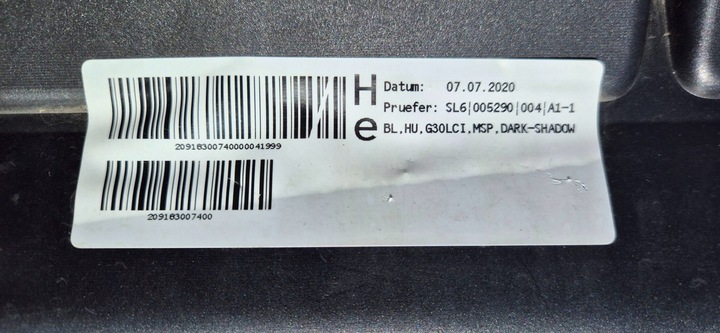 фото №11, Bmw 5 g30 g31 рестайлинг lci 20-23 м-пакет диффузор спойлер бампера зад новый org