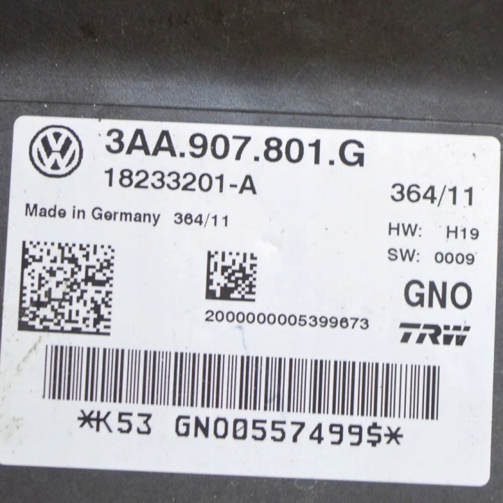 фото №6, Модуль тормоза ручного audi q3 8u 3aa907801g 18315309 2.0l 103kw 2012