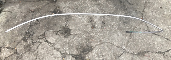 фото №1, Планка кузовная a4 b8 универсал левая хром