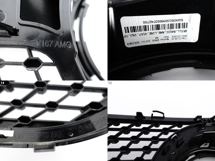 фото №11, Mercedes gle w167 amg 19- решітка радіатора решітка решітка