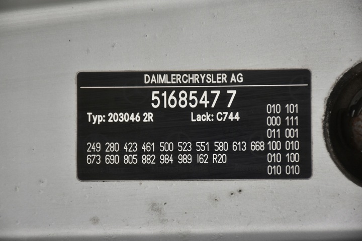 фото №13, Капот крышка двигателя mercedes c-klasa w203 c744