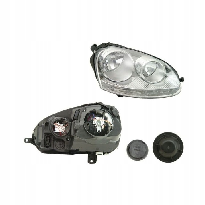 фото №1, Фара лампа праві volkwagen golf v 03-09 tyc