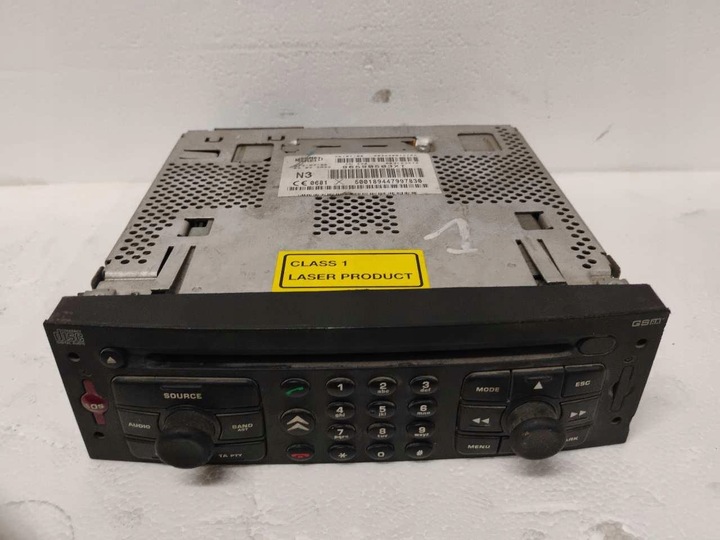 фото №4, Радіо citroen c4 picasso 96590503xt