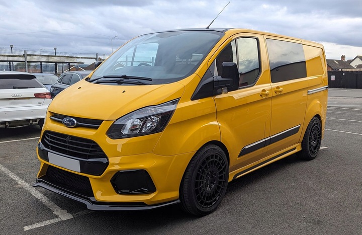 фото №2, Transit tourneo custom планки порогові пороги пластик тюнінг версія l1